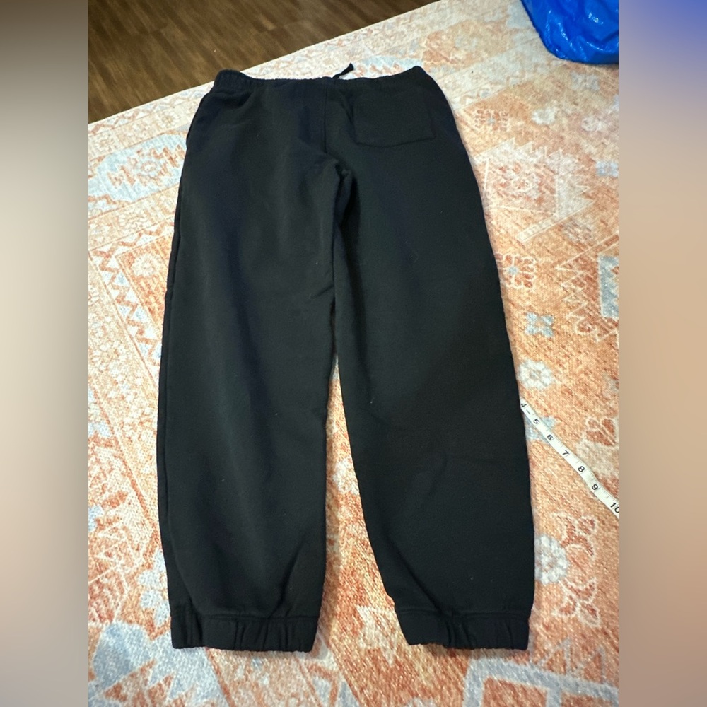 MATE the label Organic Fleece Relaxed Pocket Sweatpant in jet black size large - Picture 8 of 11